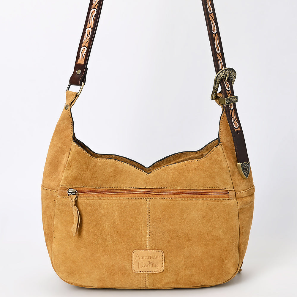 ADBGA419 Genuine Western Leather Hobo Bag Hand Tooled Cowgirl Purse by American Darling