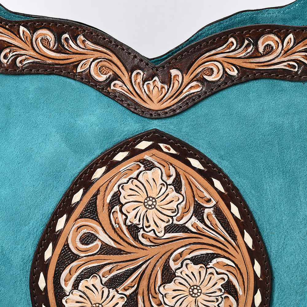 ADBGA419 Genuine Western Leather Hobo Bag Hand Tooled Cowgirl Purse by American Darling