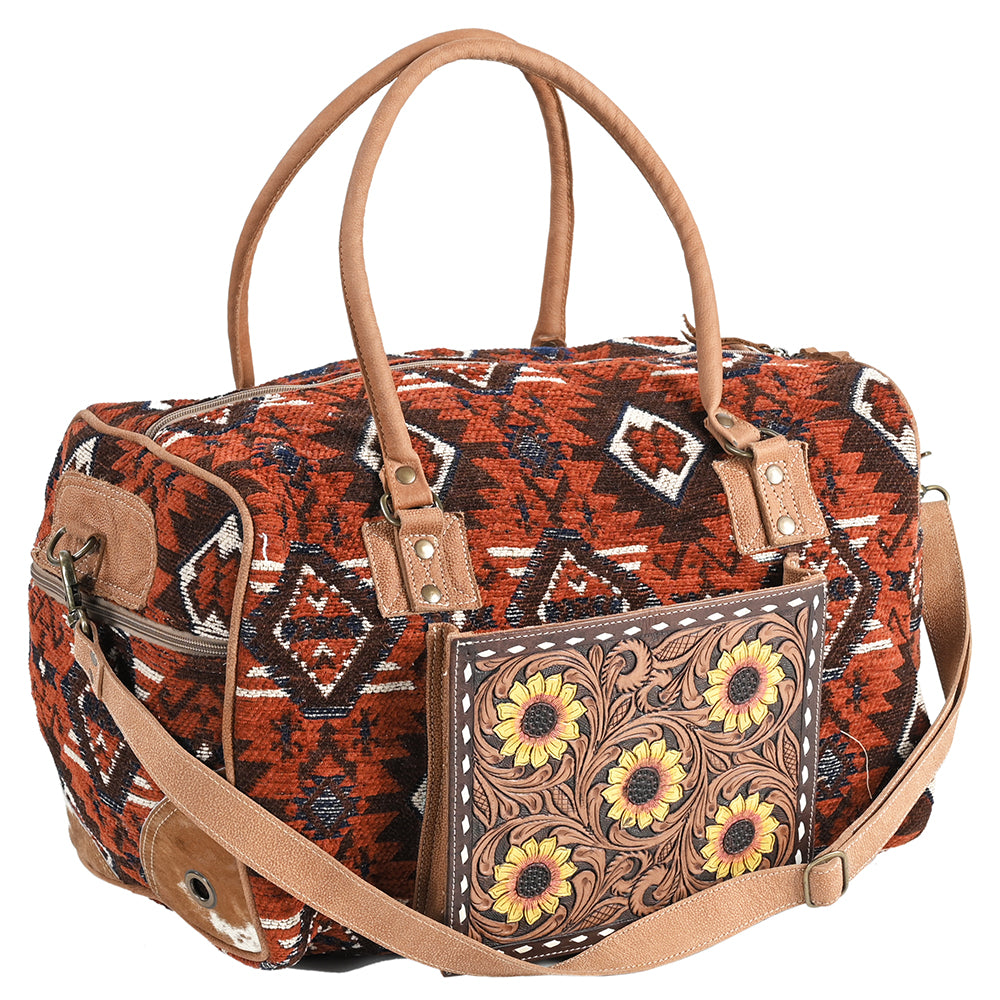 OHV305 Duffel Upcycled Canvas Ladies Bag