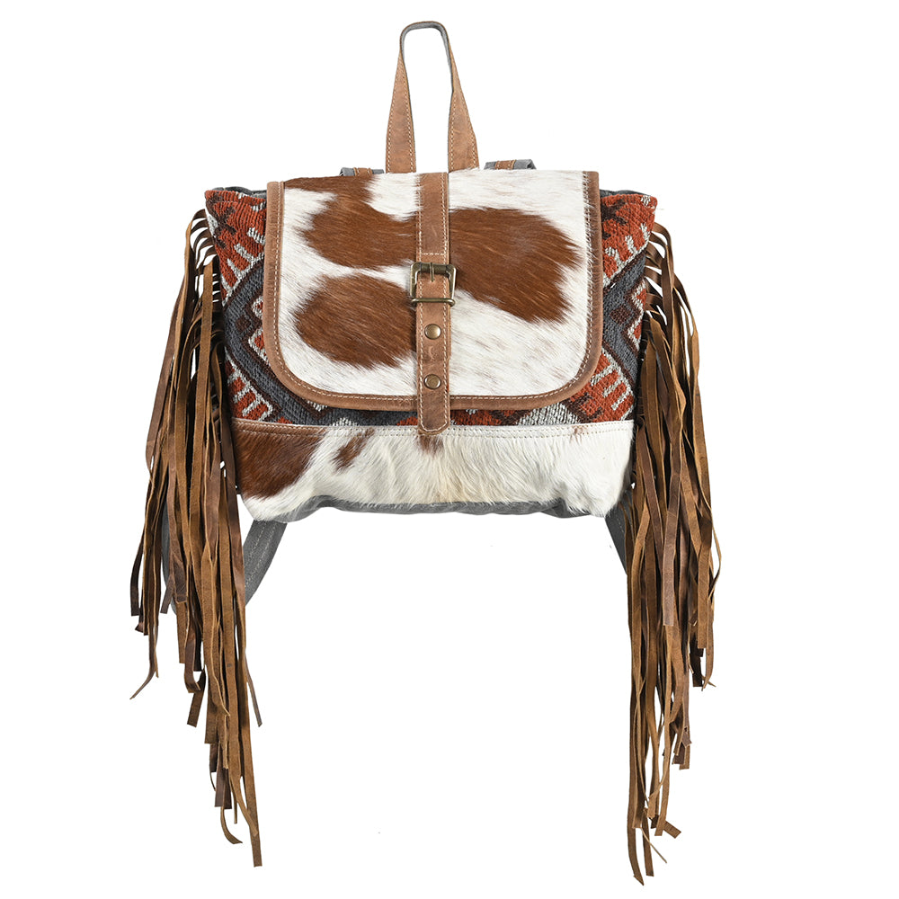 LC-OHV336 Backpack Upcycled Canvas Ladies Bag