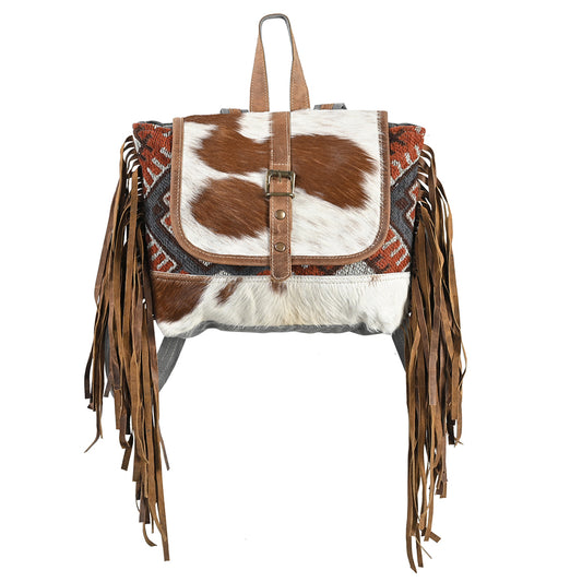 LC-OHV336 Backpack Upcycled Canvas Ladies Bag