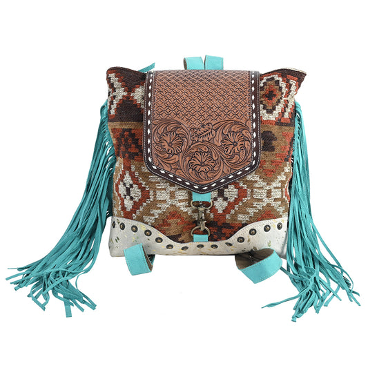 LC-OHV377 Backpack Upcycled Canvas Ladies Bag