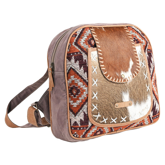 LC-OHV380 Backpack Upcycled Canvas Ladies Bag