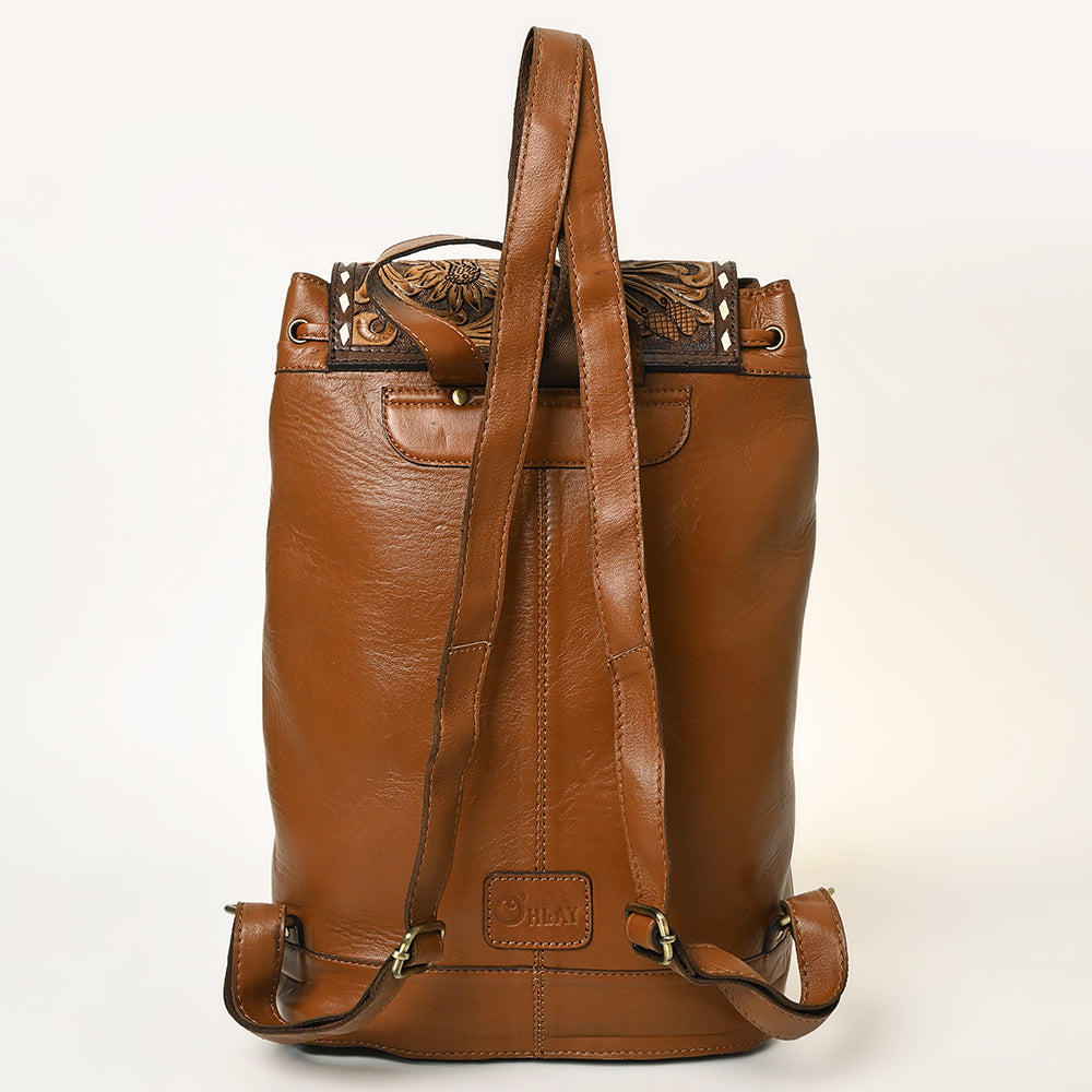 OHA139 Backpack Genuine Leather women bag western Bag