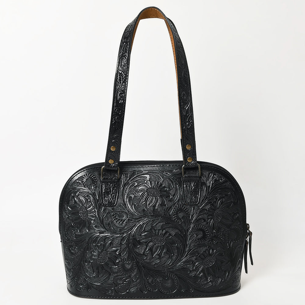 ADBG1139 American Darling Hand Tooled Floral Leather Tote Bag Western Purse