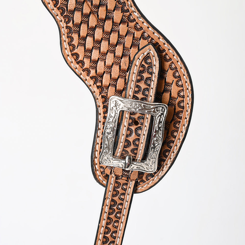 BER410-Western American Leather Spur Strap