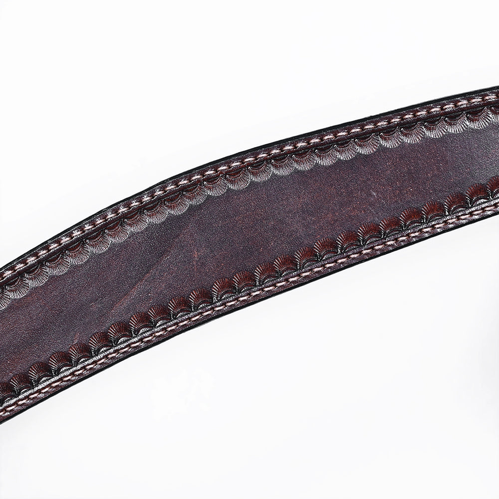 BER412-Western Leather Breast Collar