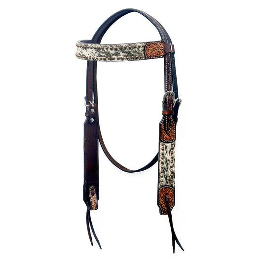 BER420-Western Leather Headstall