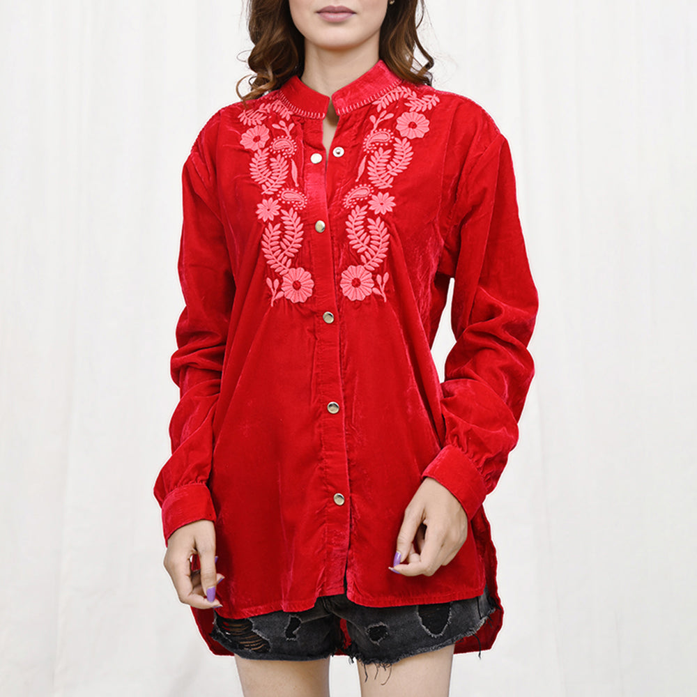 ADDR003 Fabric Women shirt Jacket Dress Tunic Ladies Girl Top