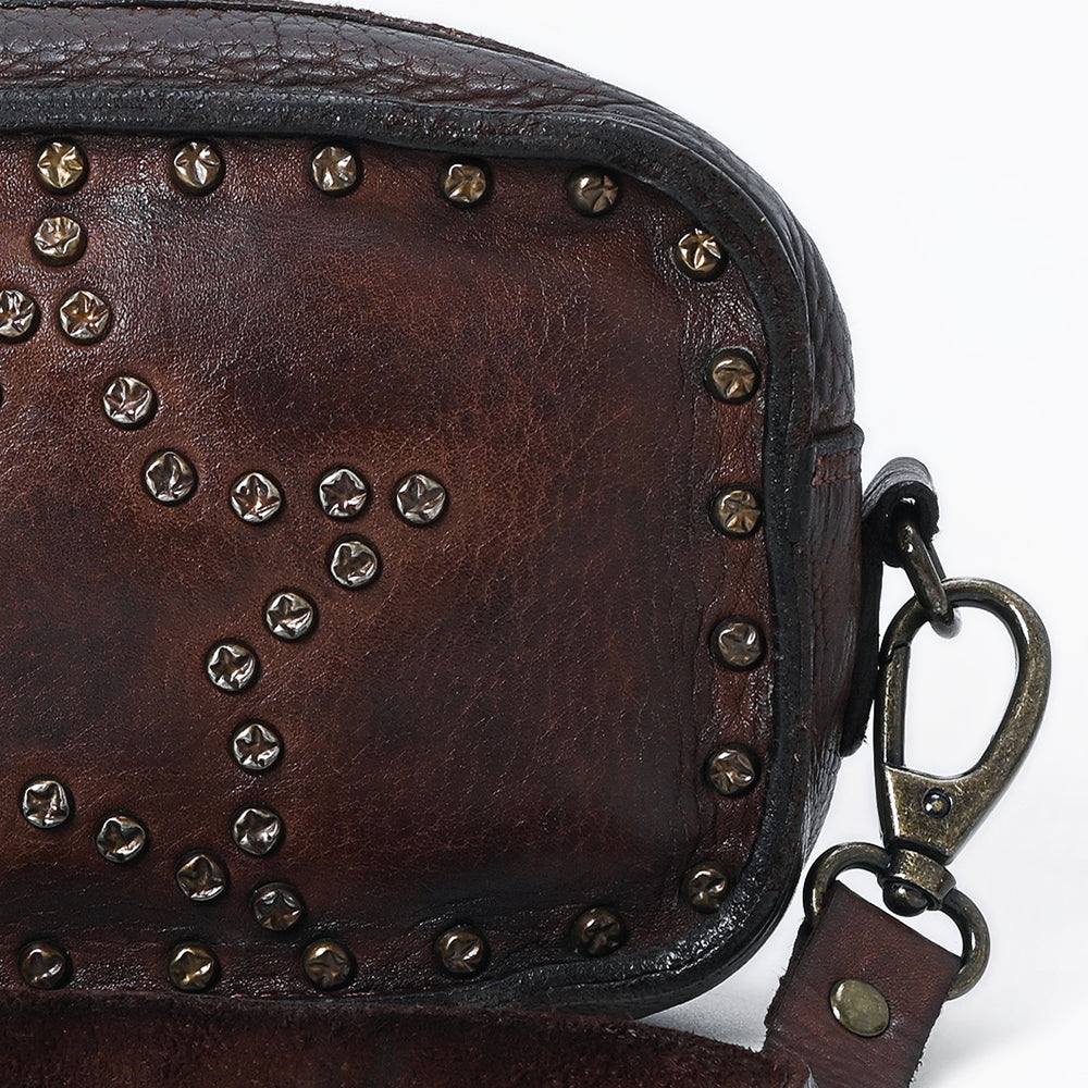 SWC166 Small Black Star Crossbody
