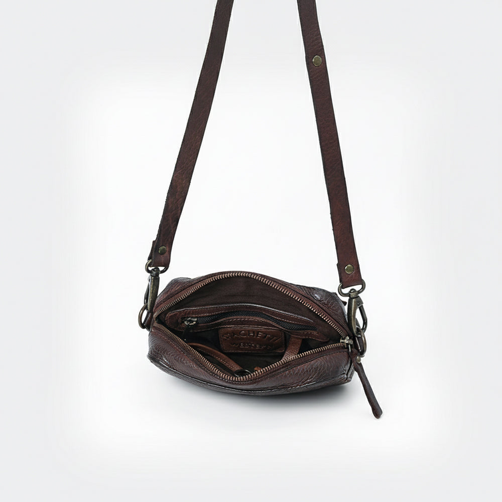 SWC166 Small Black Star Crossbody
