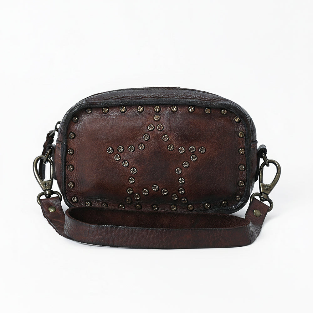 SWC166 Small Black Star Crossbody