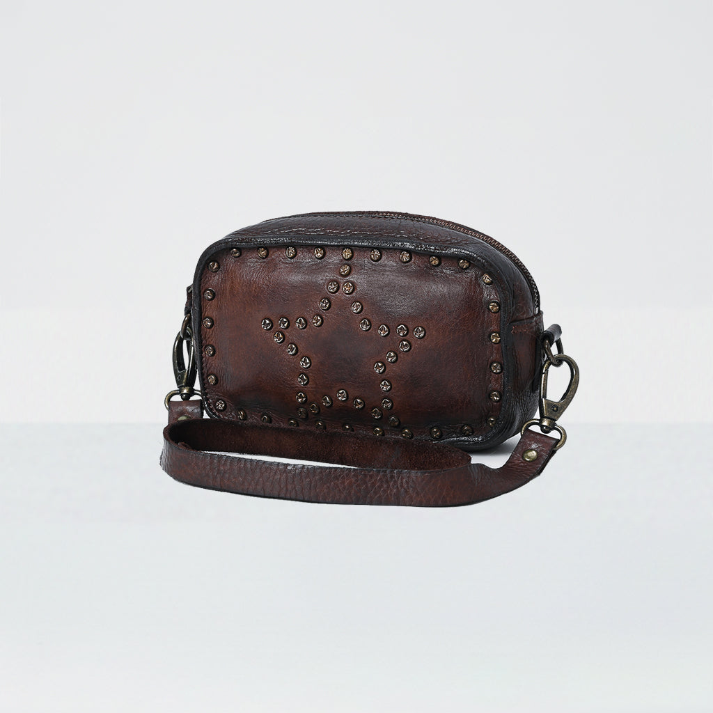 SWC166 Small Black Star Crossbody