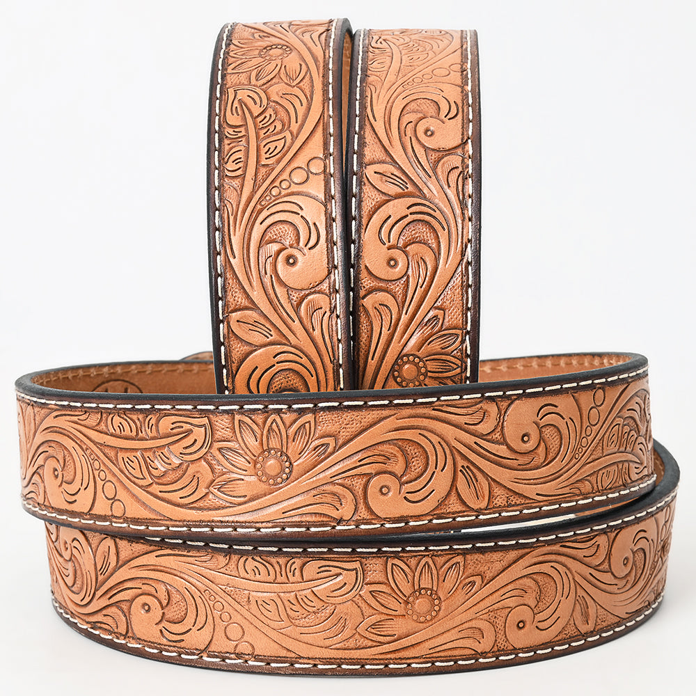 BEG104-Western Leather Belt