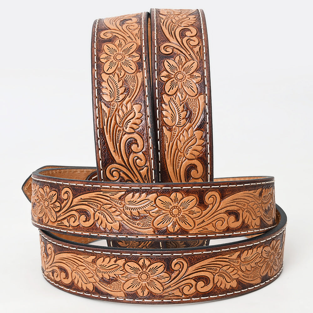 BEG110-Western Leather Belt