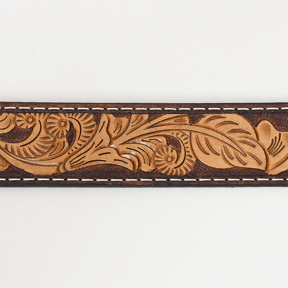 BEG111-Western Leather Belt
