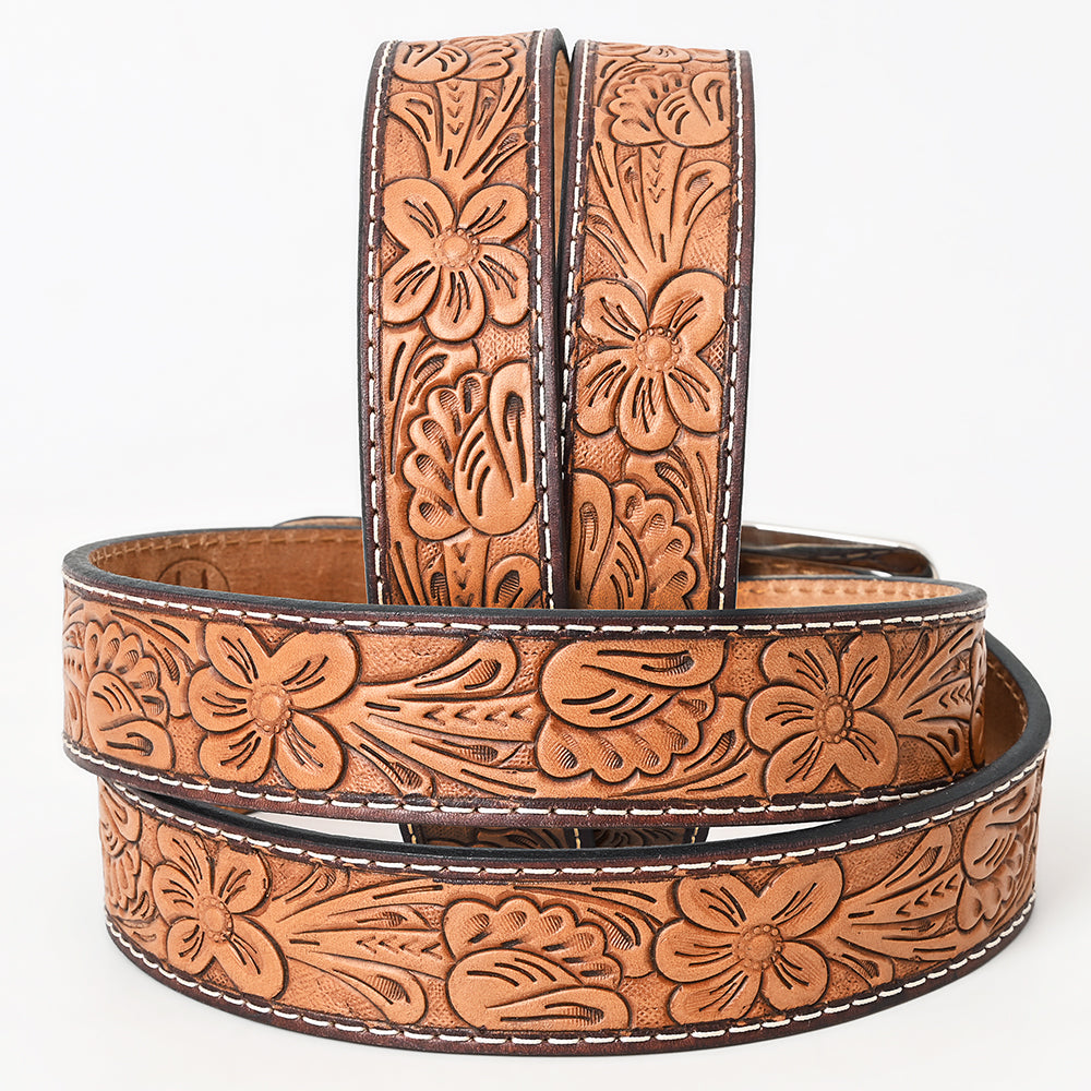BEG112-Western Leather Belt
