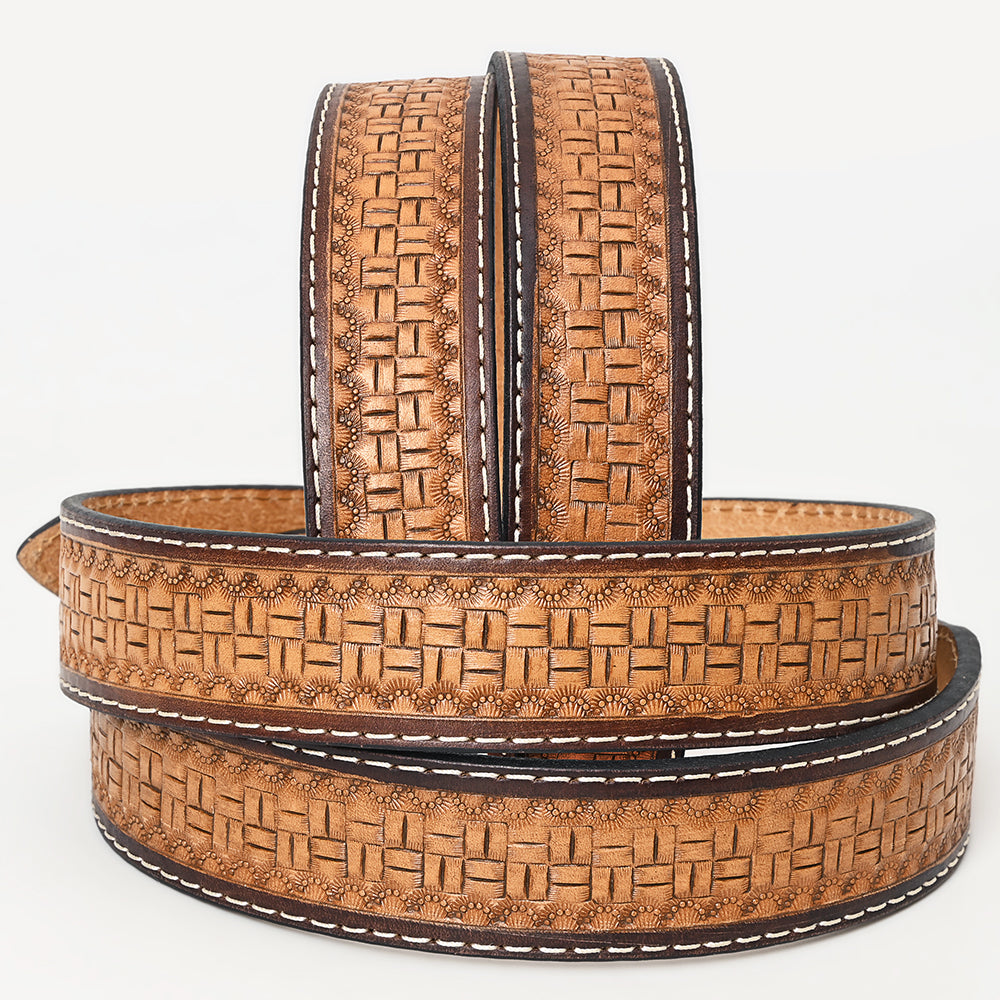 BEG114-Western Leather Belt