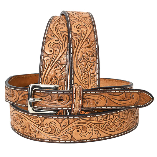 BEG118-Western Leather Belt