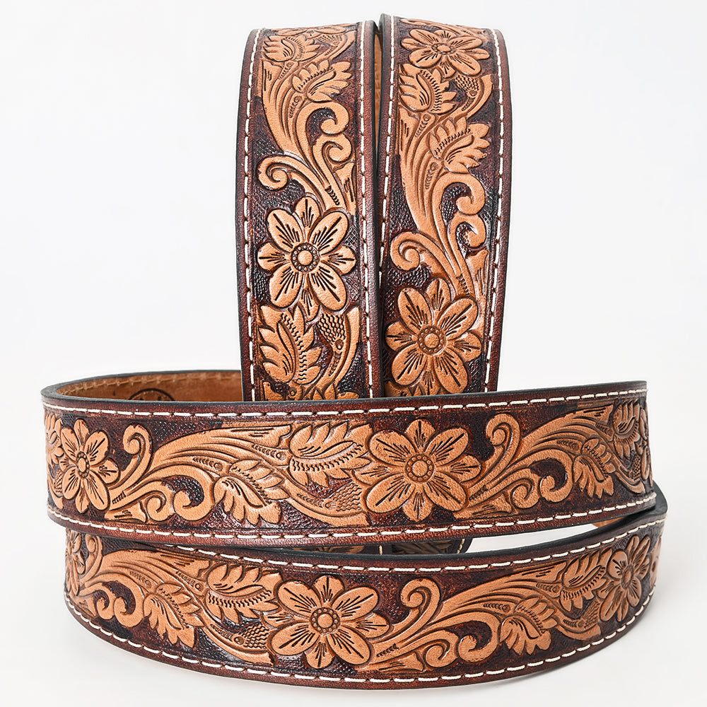 BEG119-Western Leather Belt