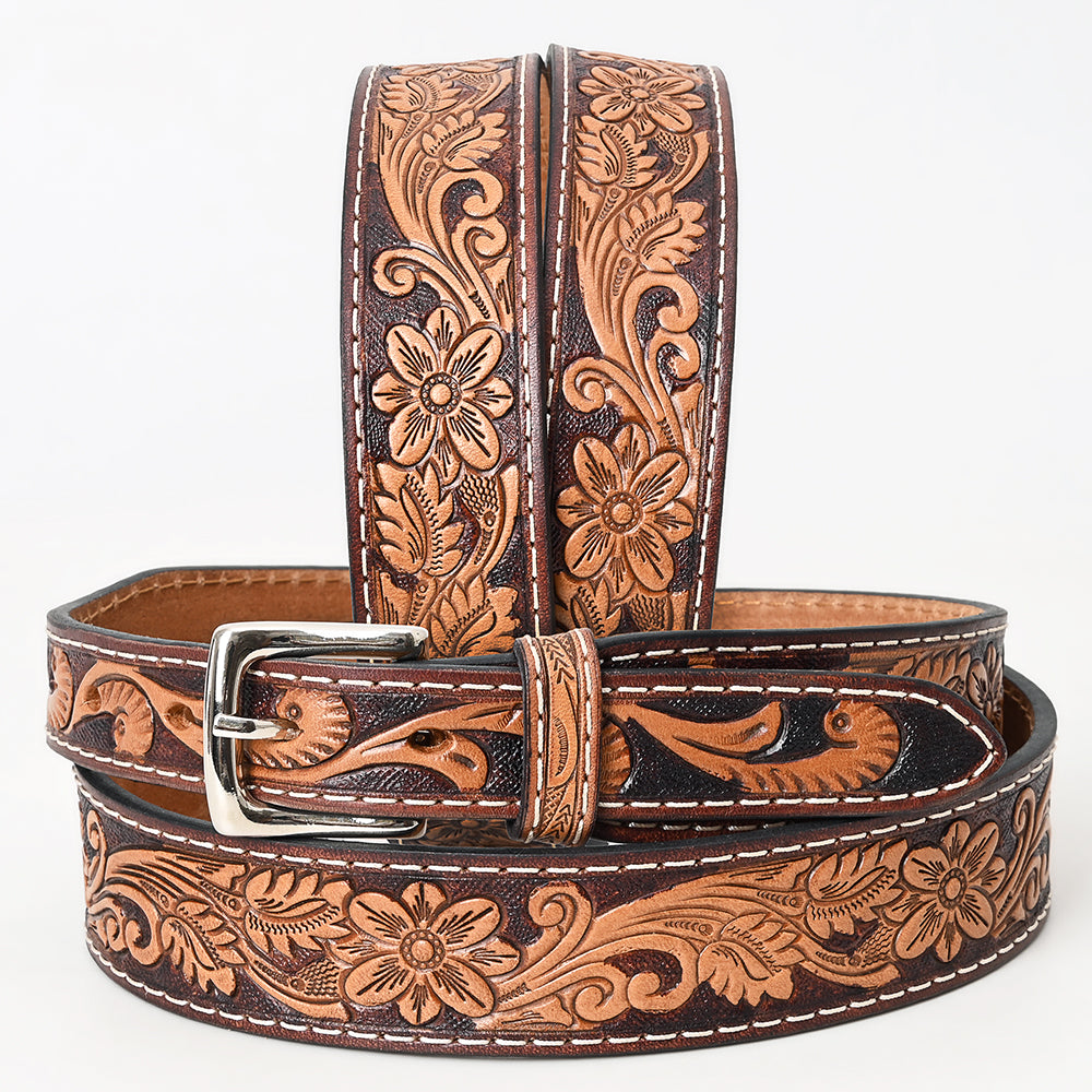 BEG119-Western Leather Belt