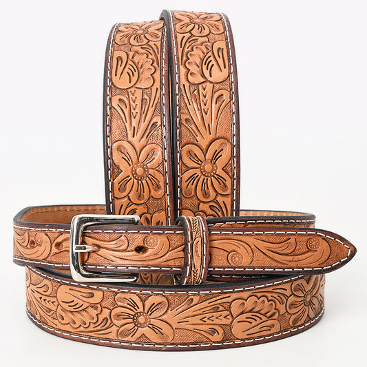 BEG122-Western Leather Belt
