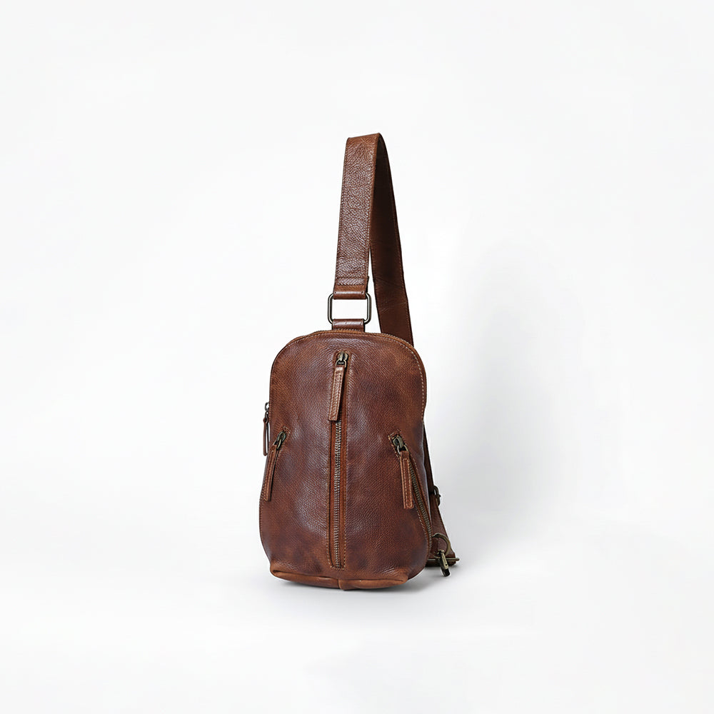 SWM104 Montaro - Leather Professional Sling Bag
