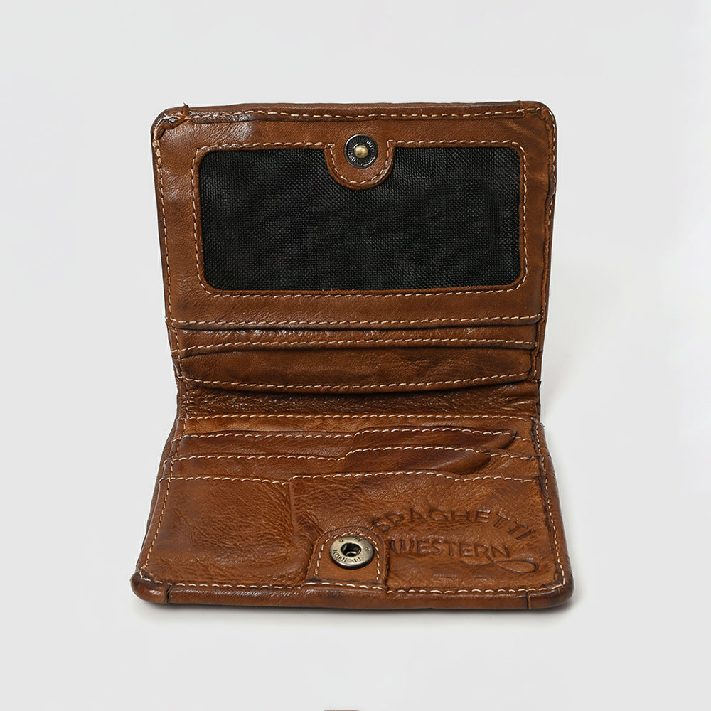 SWM111 Cavellia - Leather Woven Wallet