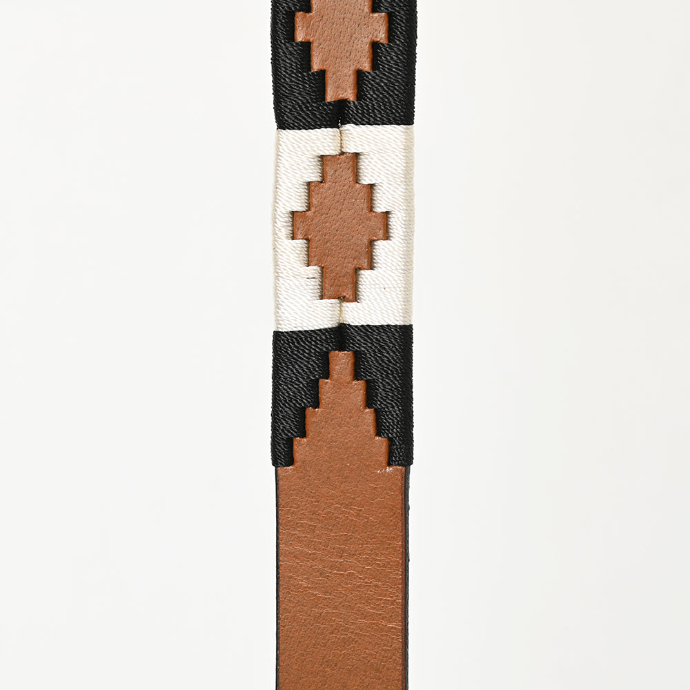 BEG103-Western Leather Dog Collar