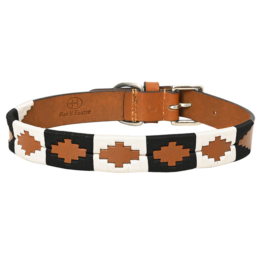 BEG103-Western Leather Dog Collar