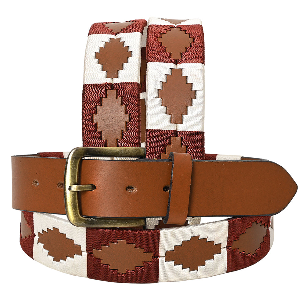 BEG131-Western Leather Belt
