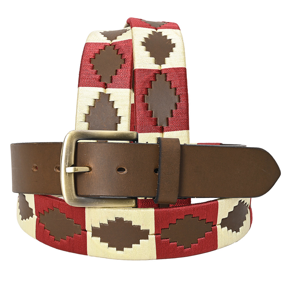 BEG146-Western Leather Belt