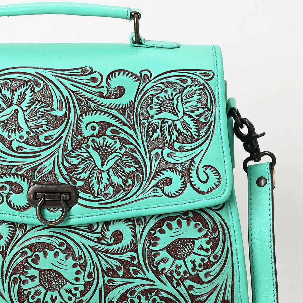 ADBGZ841 Hand-Tooled Genuine Leather Western Tote Bag - American Darling