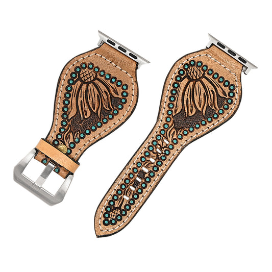 ADWAR145 Genuine American Leather I watch Strap Unisex