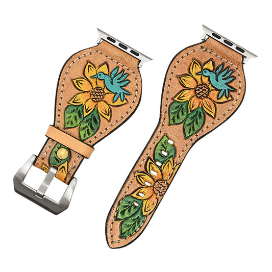 LC-ADWAR148 Genuine American Leather I watch Strap Unisex