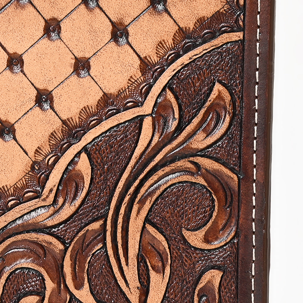 BEBGM167-Western Leather Bifold Wallet