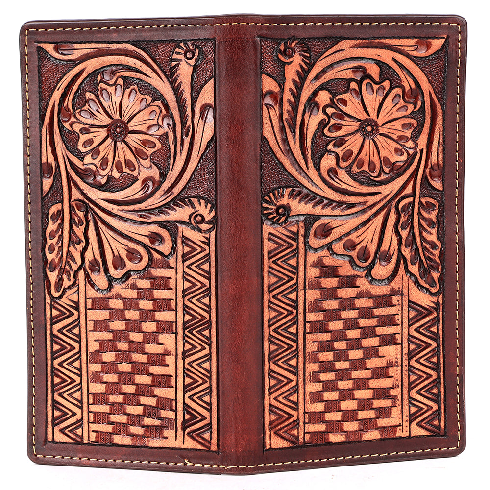 BEBGM174-Western Leather Bifold Wallet