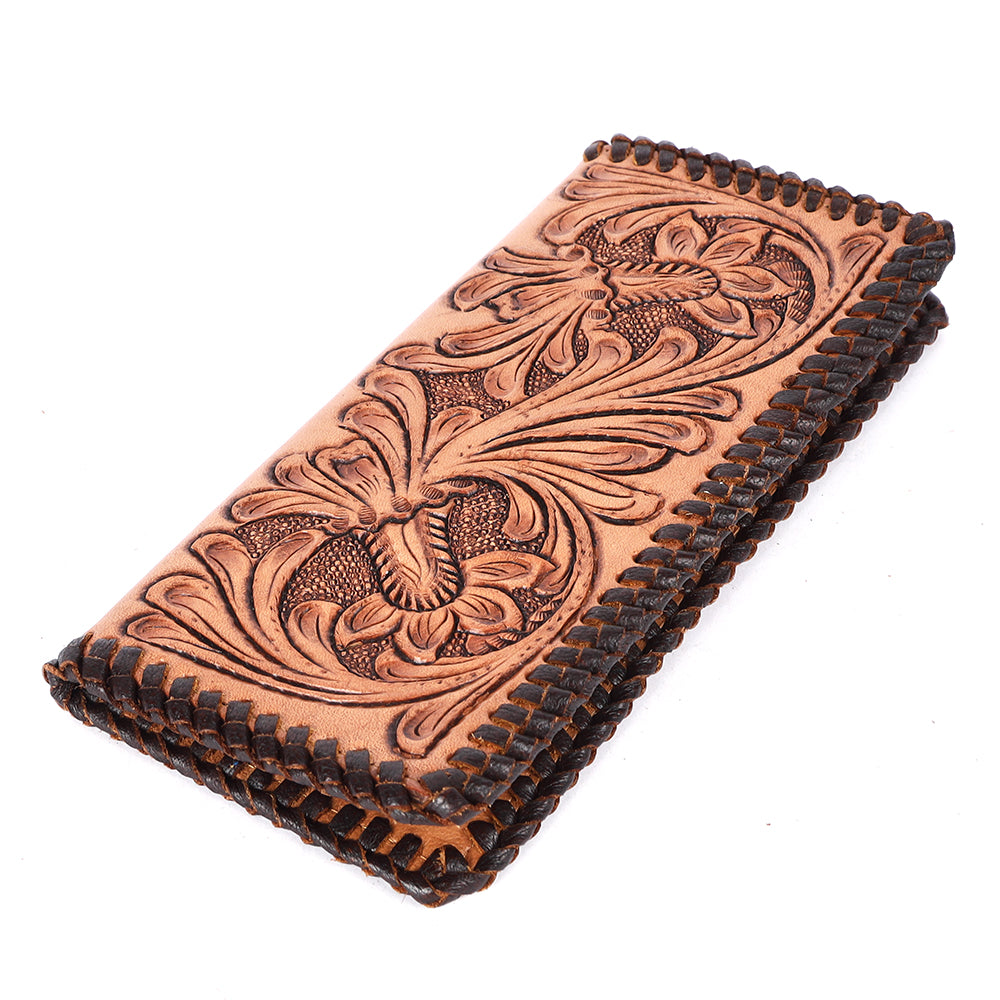 BEBGM176-Western Leather Bifold Wallet