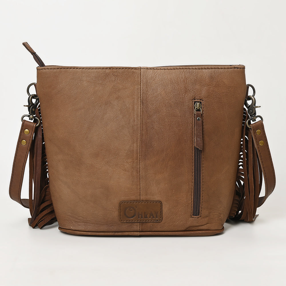 OHG191 Crossbody Genuine Leather women bag western Bag