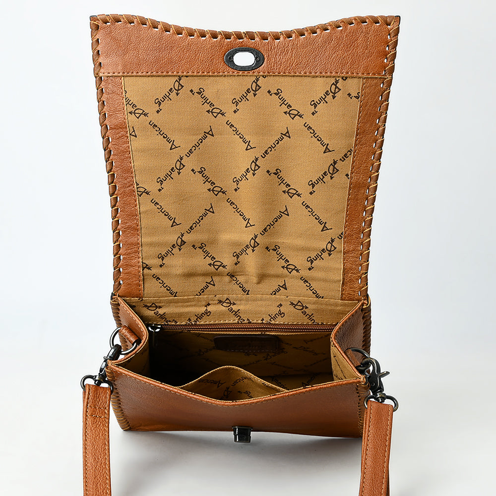 ADBG1520 American Darling Western Leather Tote Bag with Hair-On Cowhide and Premium Genuine Leather