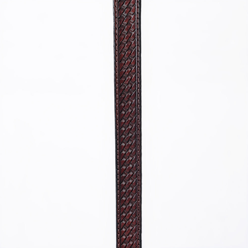 ADHTBR107 Hand tooled Genuine American Leather Hatband Unisex