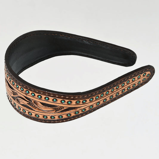 ADABA102 Beautifully Hand Tooled Women Ladies Hair Band