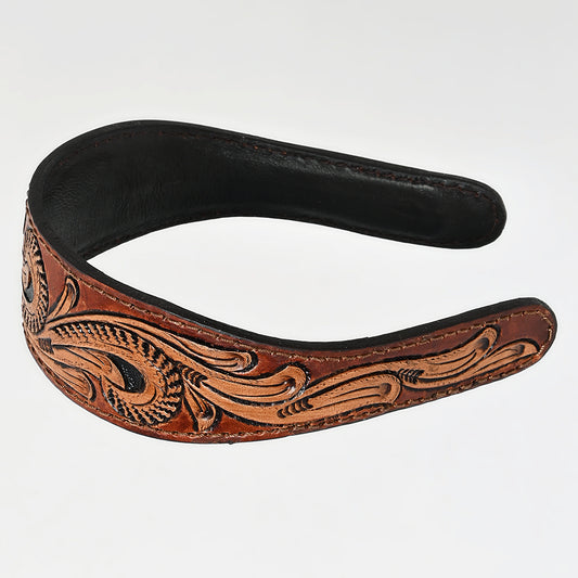 ADABA105 Beautifully Hand Tooled Women Ladies Hair Band