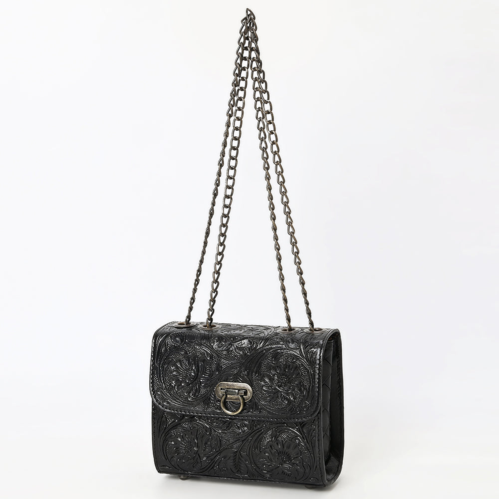 ADBG1560 American Darling Hand-Tooled Genuine Leather Western Small Cross Body Bag