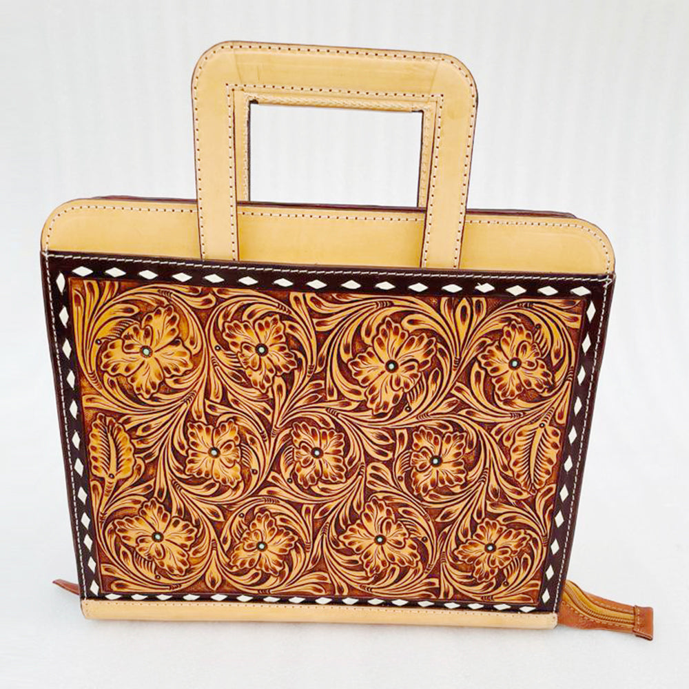 LC-ADBGF158 Briefcase Genuine Western Leather Women Bag
