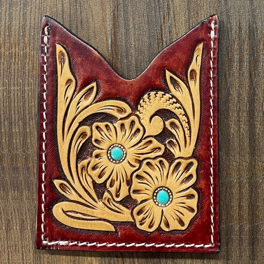 ADCCF122 Card Holder Genuine Western Leather Women Bag