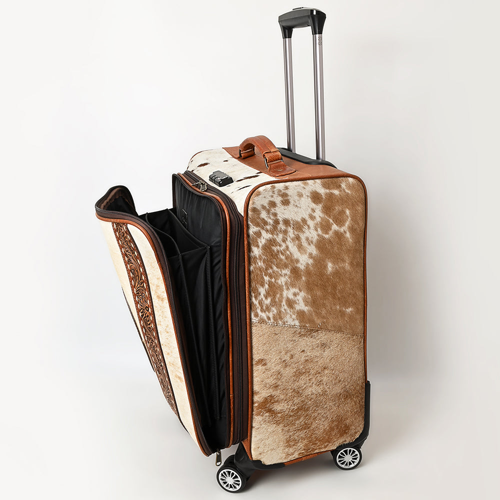 ADBG1575 American Darling Western Genuine Leather Travel Case with Hand-Tooled Detailing and Premium Craftsmanship