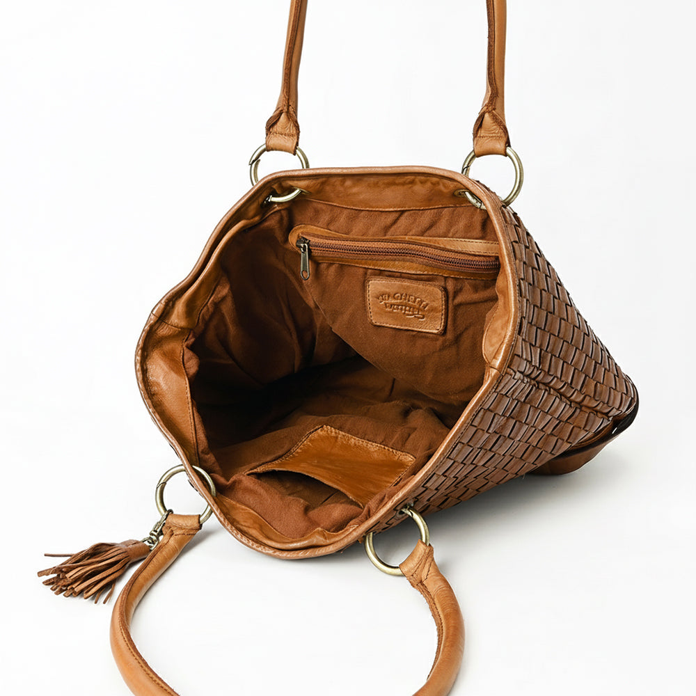 SWL114 Terravio - Premium Leather Tote Bag