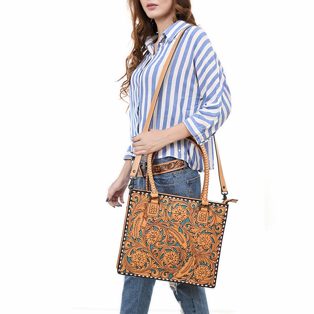 ADBGZ888 Tote Genuine Western Leather Women Bag