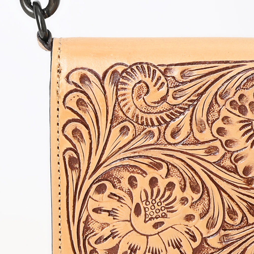 ADBGZ893 Tooled Leather Wallet Crossbody | American Darling